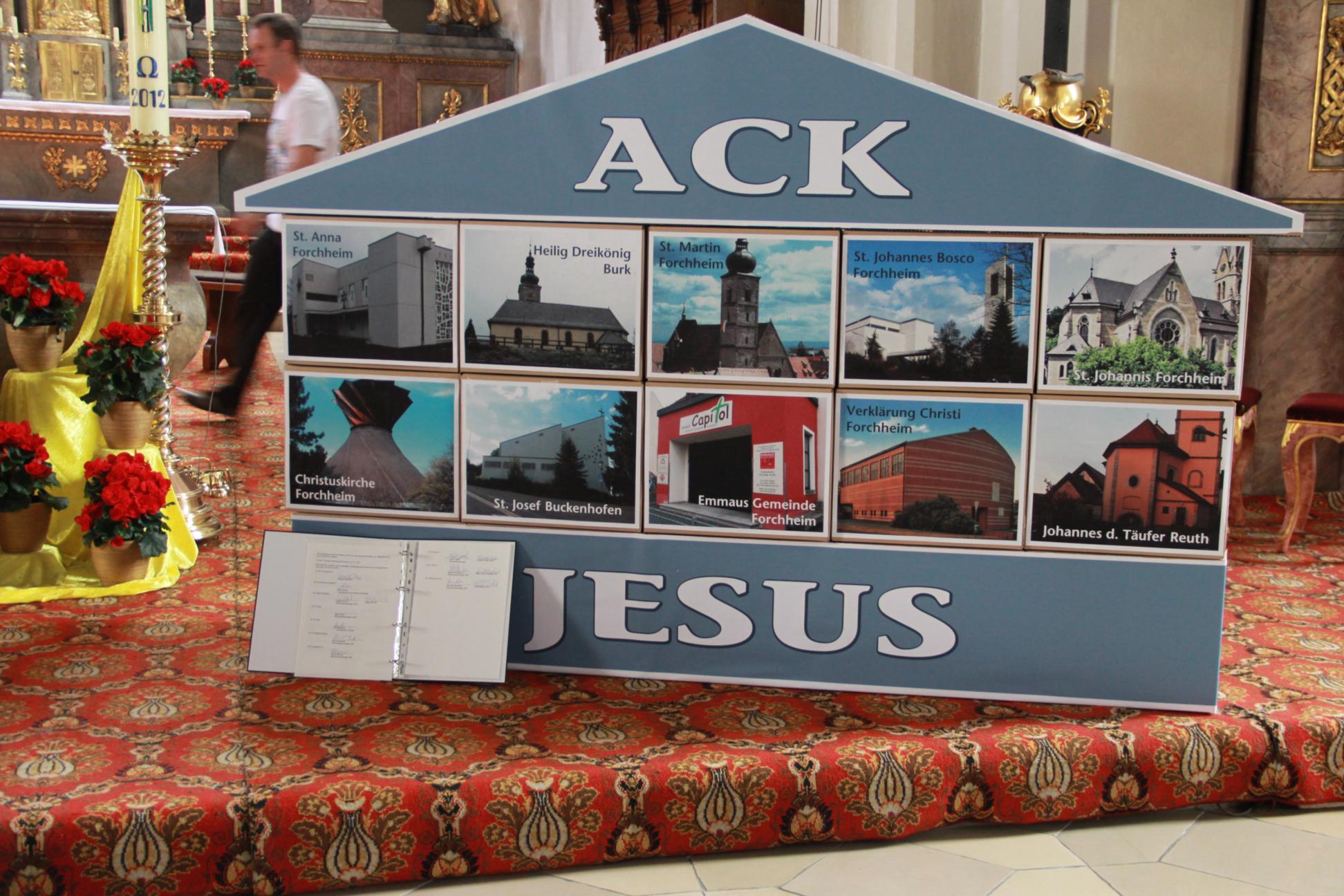 ACK-Haus beim Eröffnungsgottesdienst