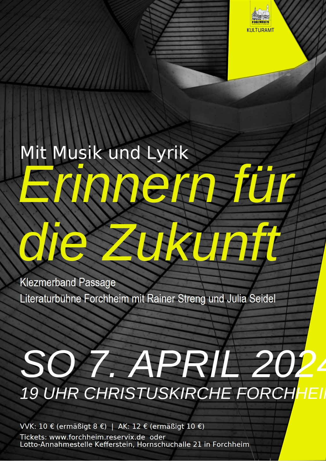 Konzert zur Ausstellung am 7.4.2024 (c) Forchheim